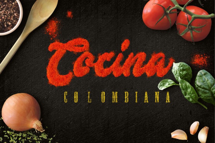 Cocina colombiana banner