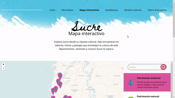 Interactive map GIF
